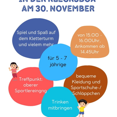 Indoorspielplatz f&uuml;r 5-7-j&auml;hrige in der Klecksbox 