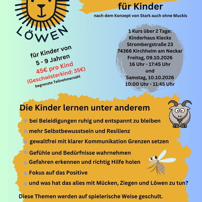 Selbstbehauptungs - und Resilienztraining f&uuml;r Kinder von 5-9 Jahren 