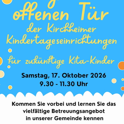 Tag der offenen T&uuml;r f&uuml;r zuk&uuml;nftige Kita-Familien 